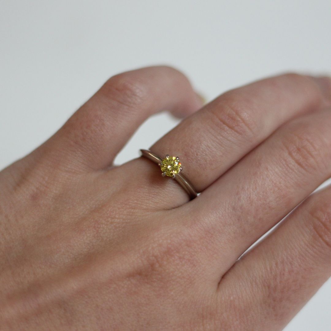Yellow Diamond Ring