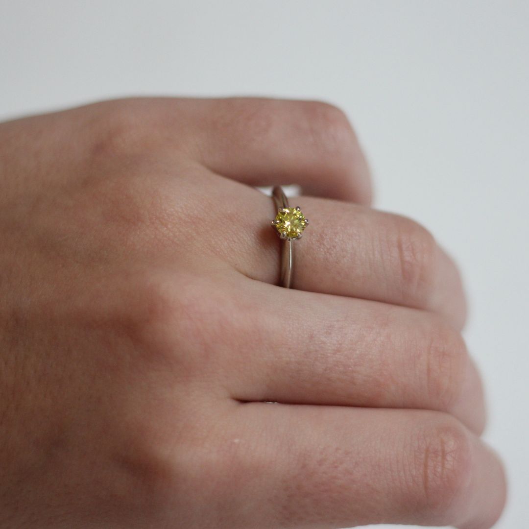 Yellow Diamond Ring