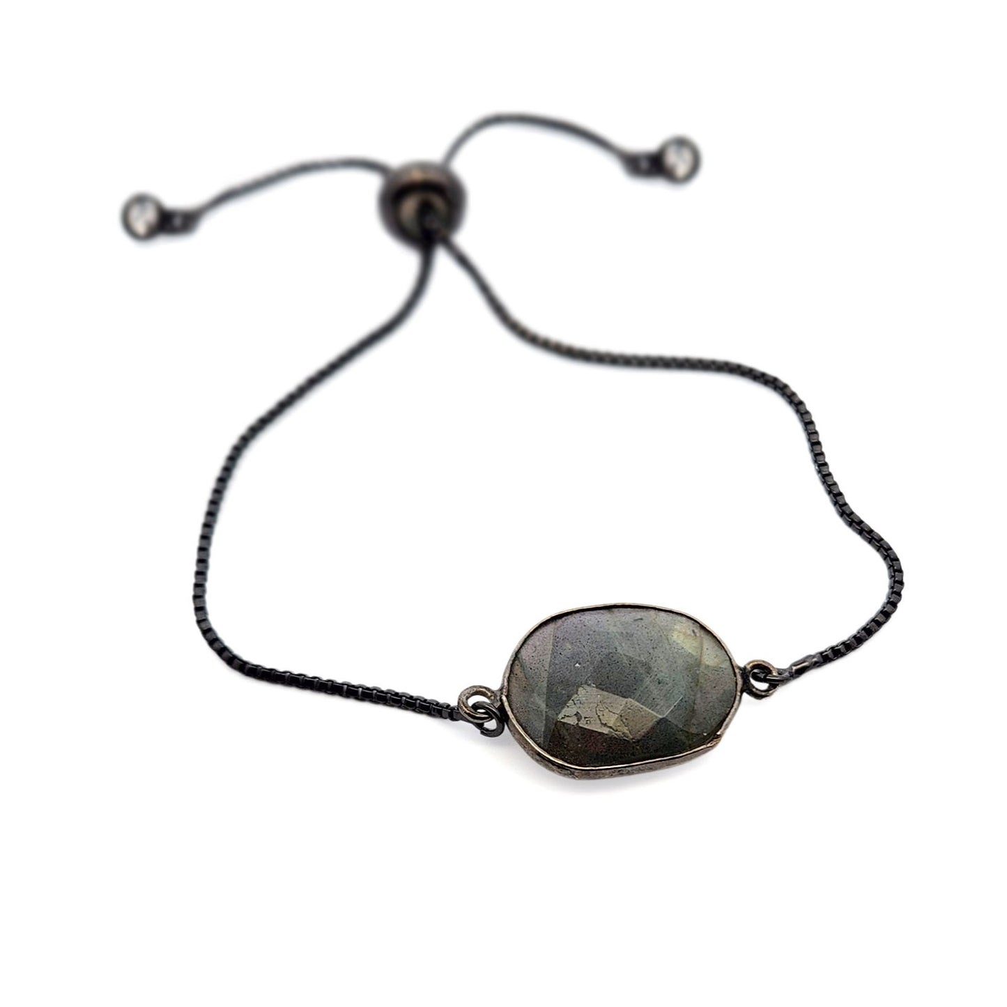 Labradorite Slider Bracelet
