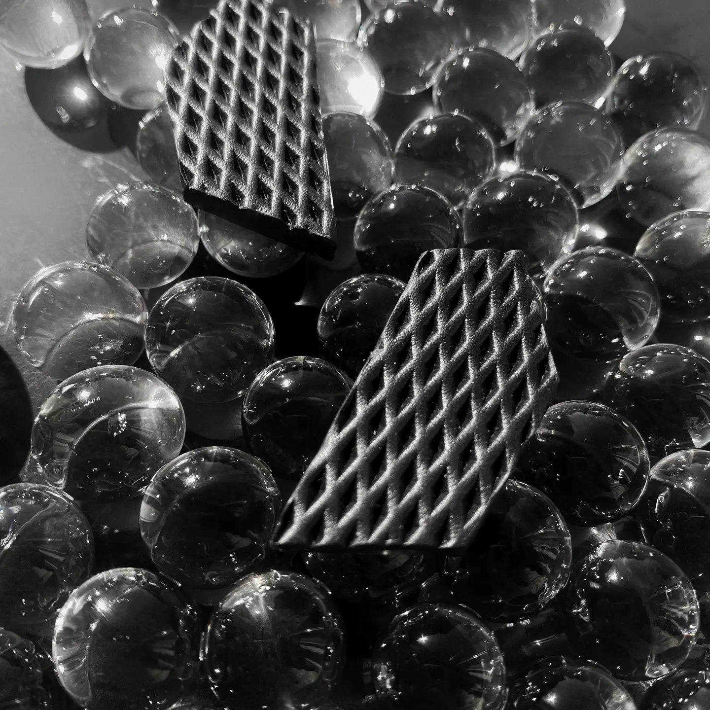 Angular Edge Stud Leather Earrings