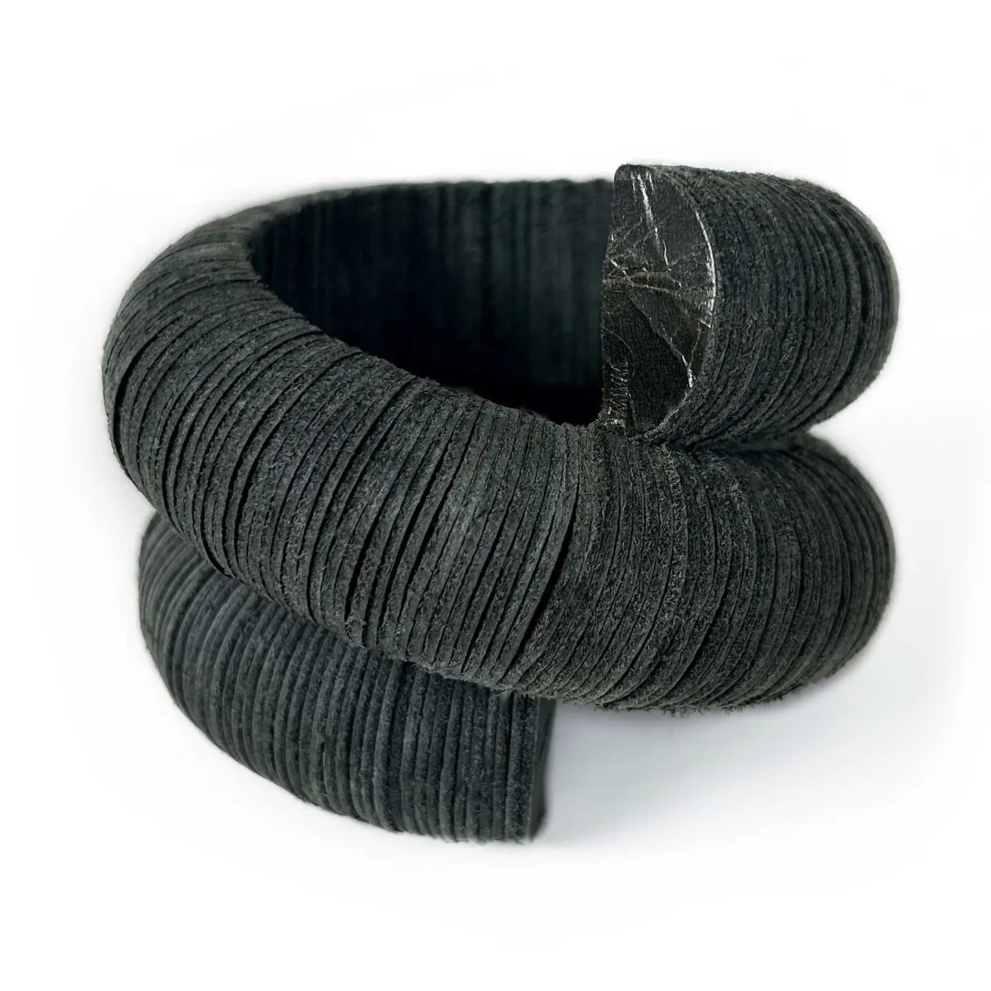 Flow Leather Green Cuff Bracelet