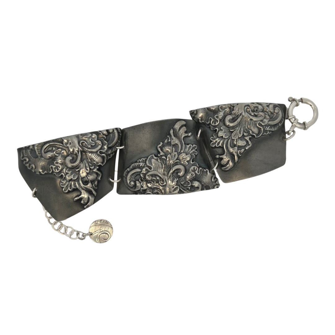 Silverware Patina Link Bracelet