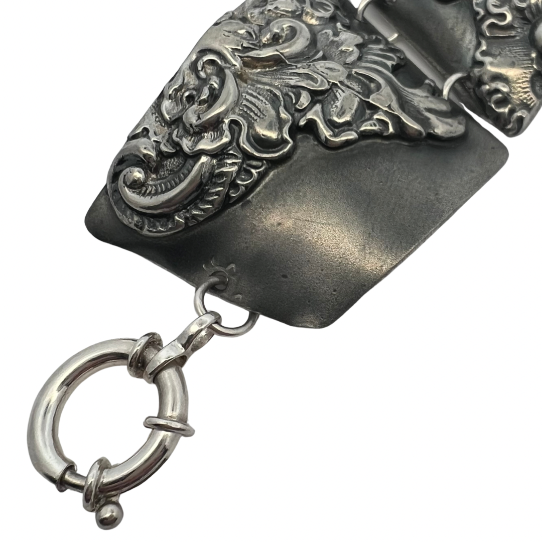 Silverware Patina Link Bracelet