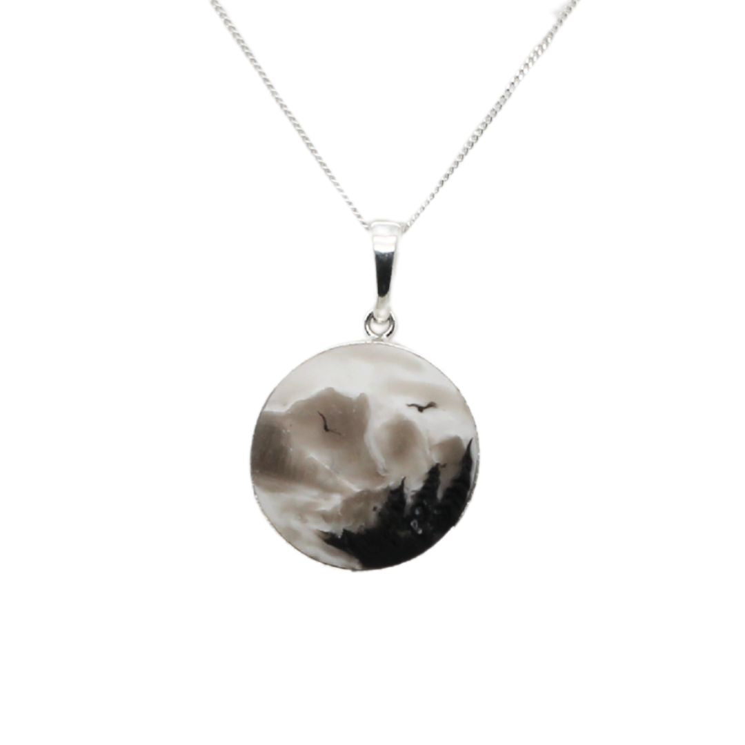 Handmade Polymer Three Sisters Small Pendant
