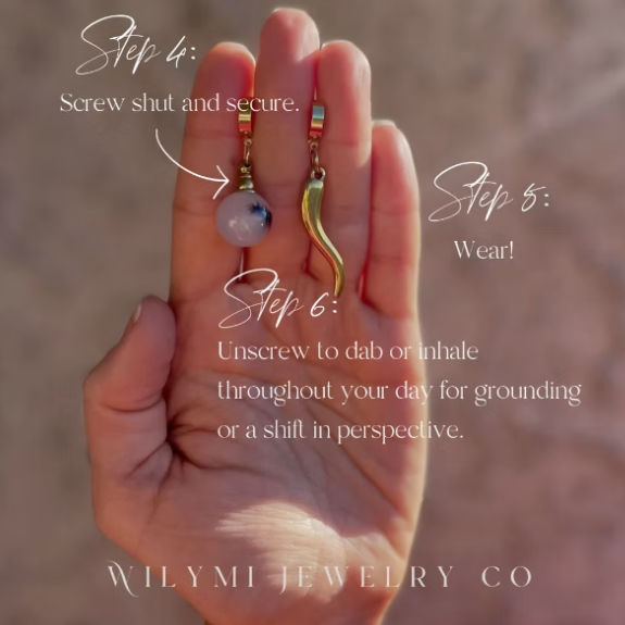 Aromatherapy Pearl & Gold-Filled Ball Drop Earrings