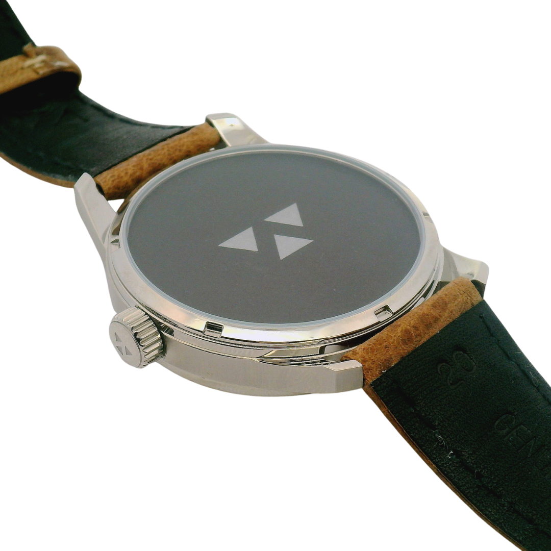 Mother of Pearl Brown Leather Watch