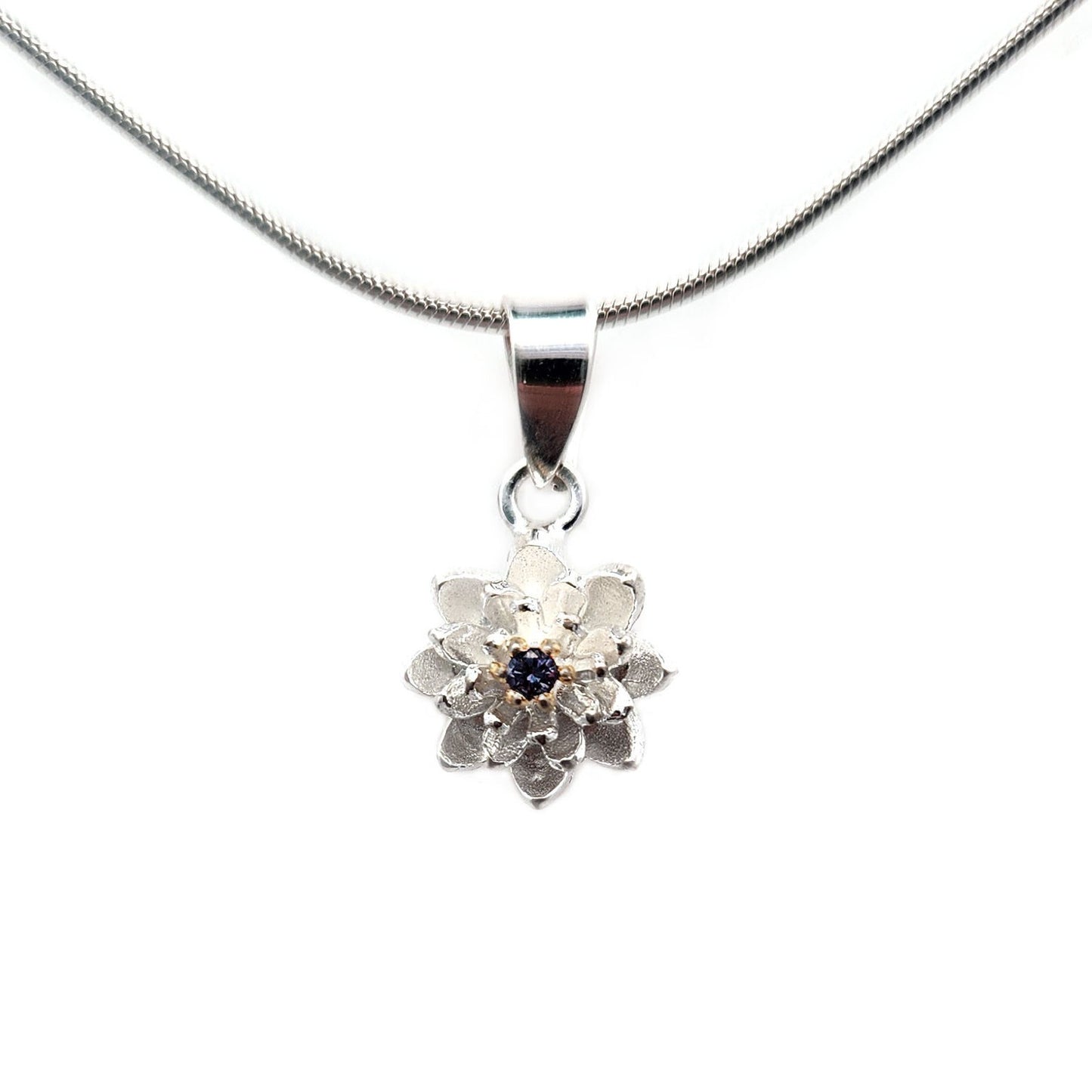 Alexandrite Lily Necklace
