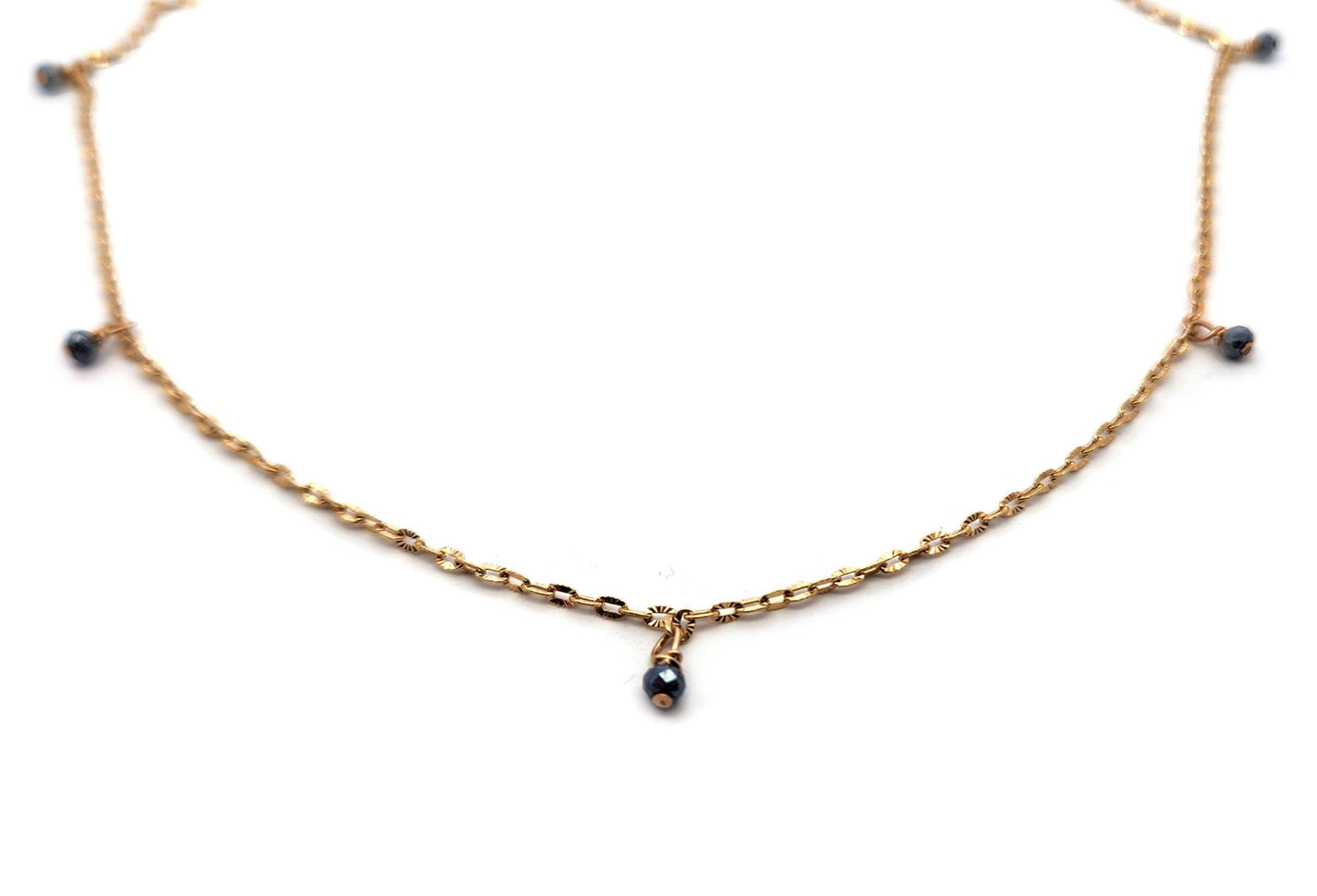 Sapphire Dangle Necklace