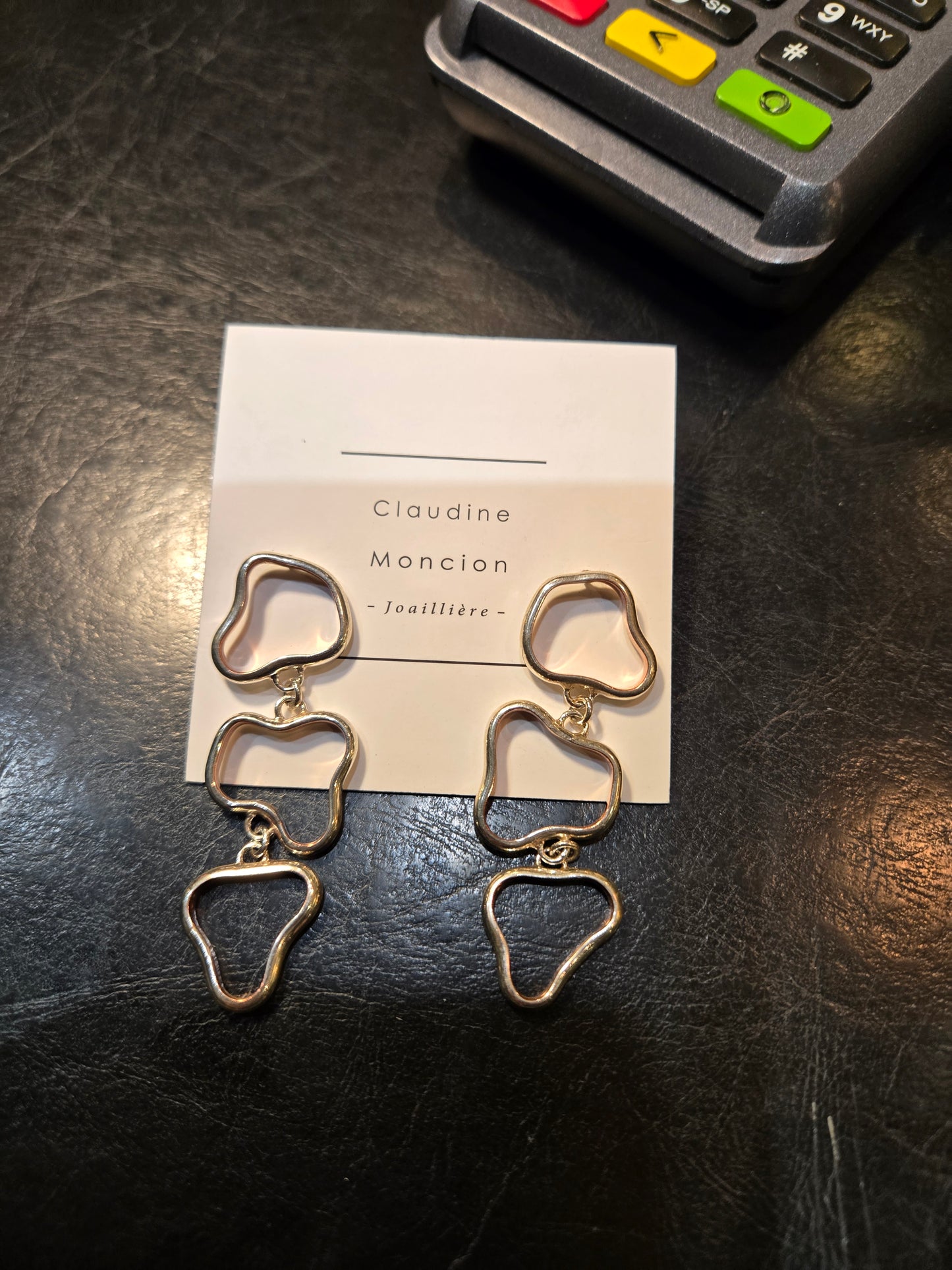 Silver Curve Earrings