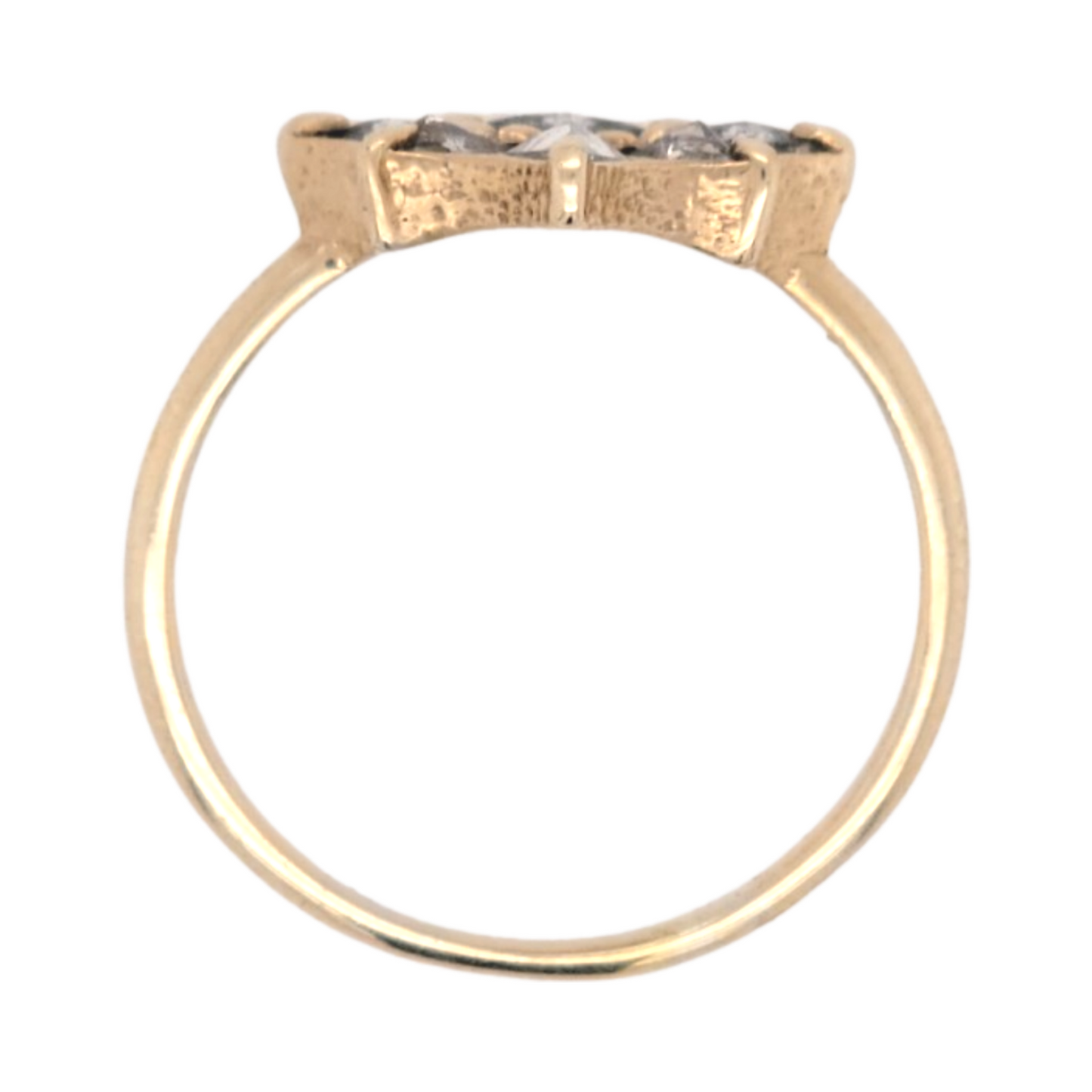 14k Yellow Multi Stone Ring with 0.56cts of Canadian Rose-Cut Diamonds