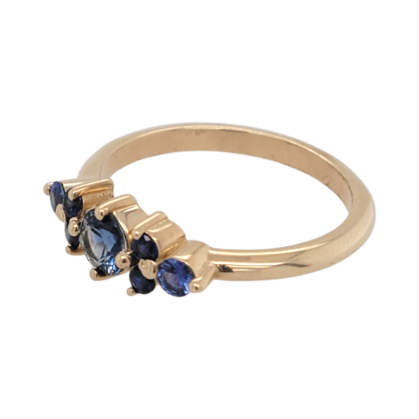 Chiara 7 Blue Sapphire Ring