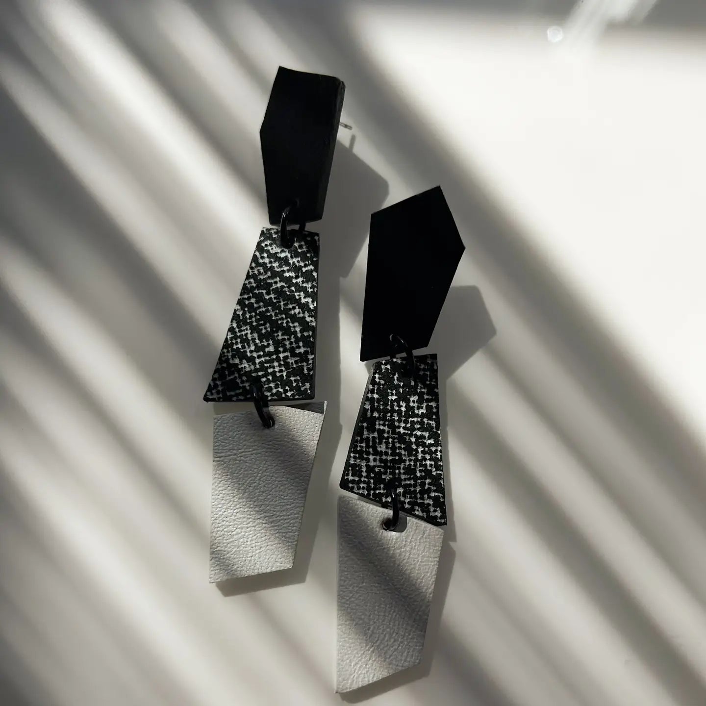 Monochrome Dangle Earrings