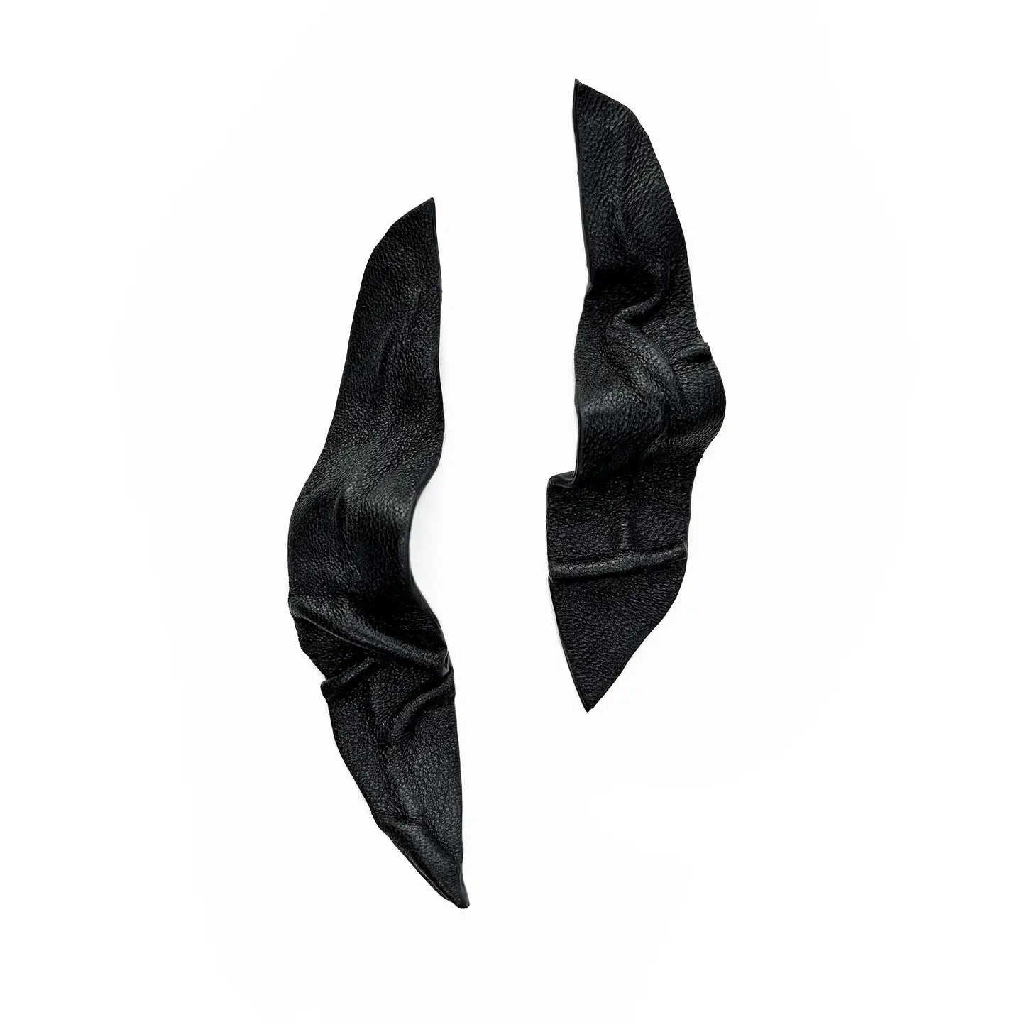 Leather Sculptural Earrings