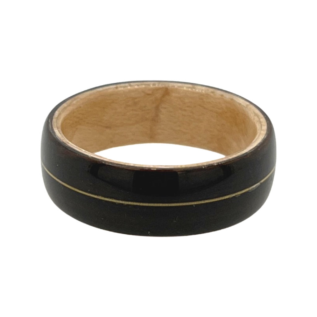 Ebony Birdseye Guitar Ring