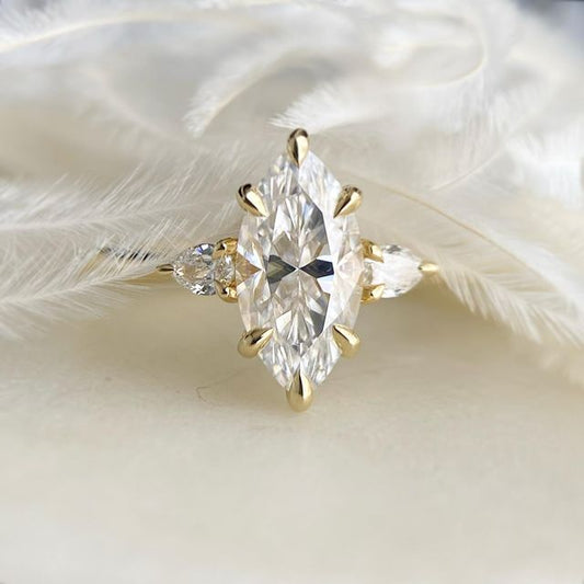 Moissanite ring