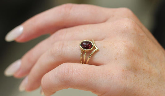 Hand with a ring on it