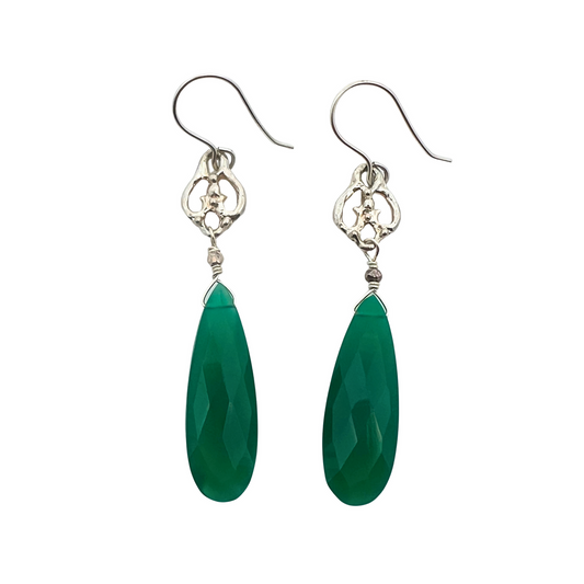 Agate Drop Earrings