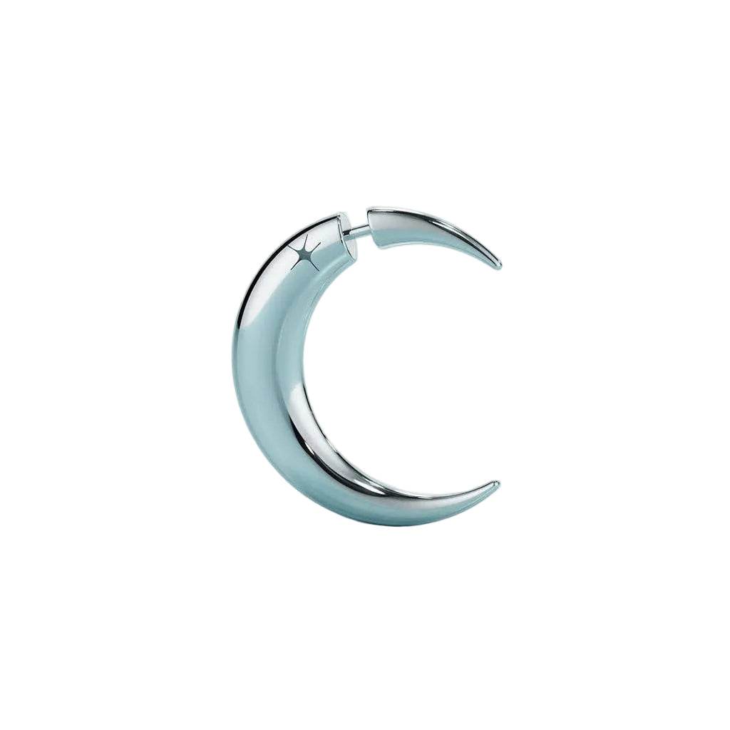 Mini Pierced Moon Earring