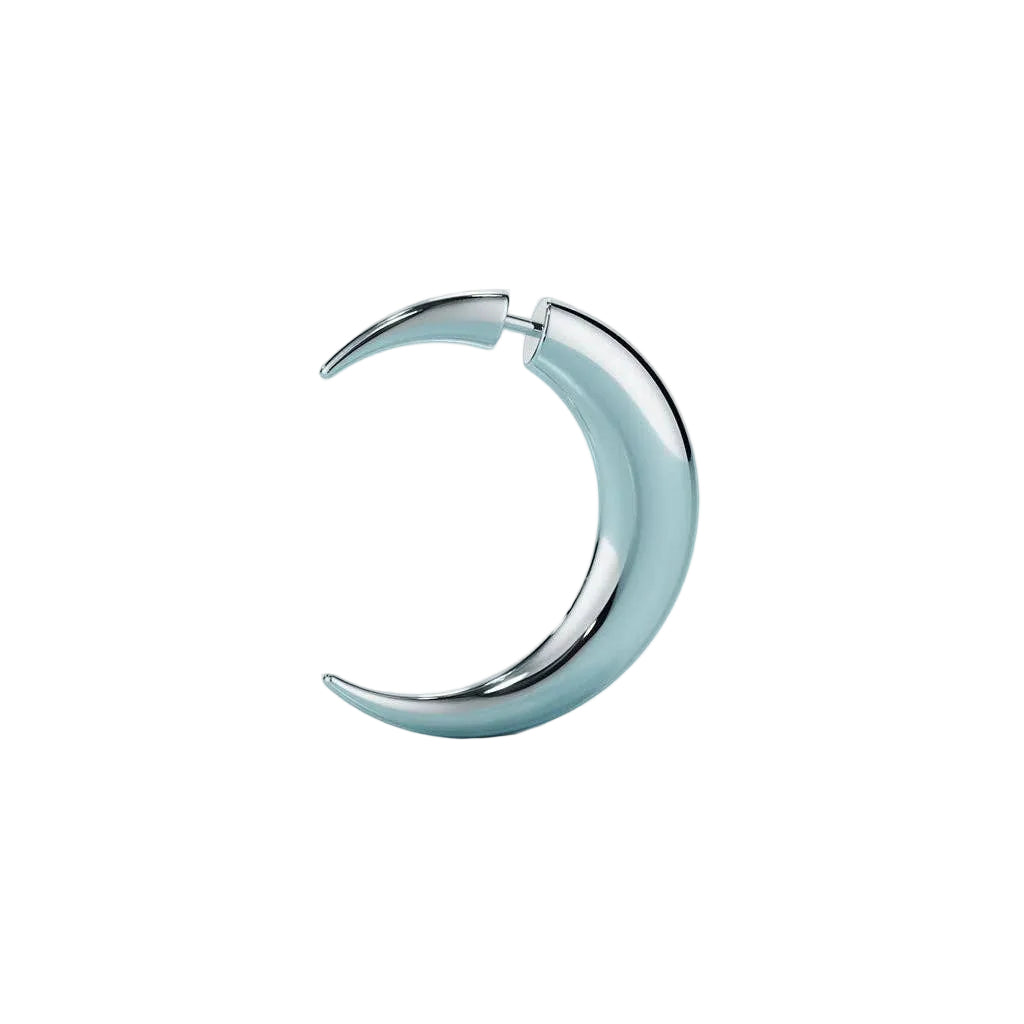 Mini Pierced Moon Earring