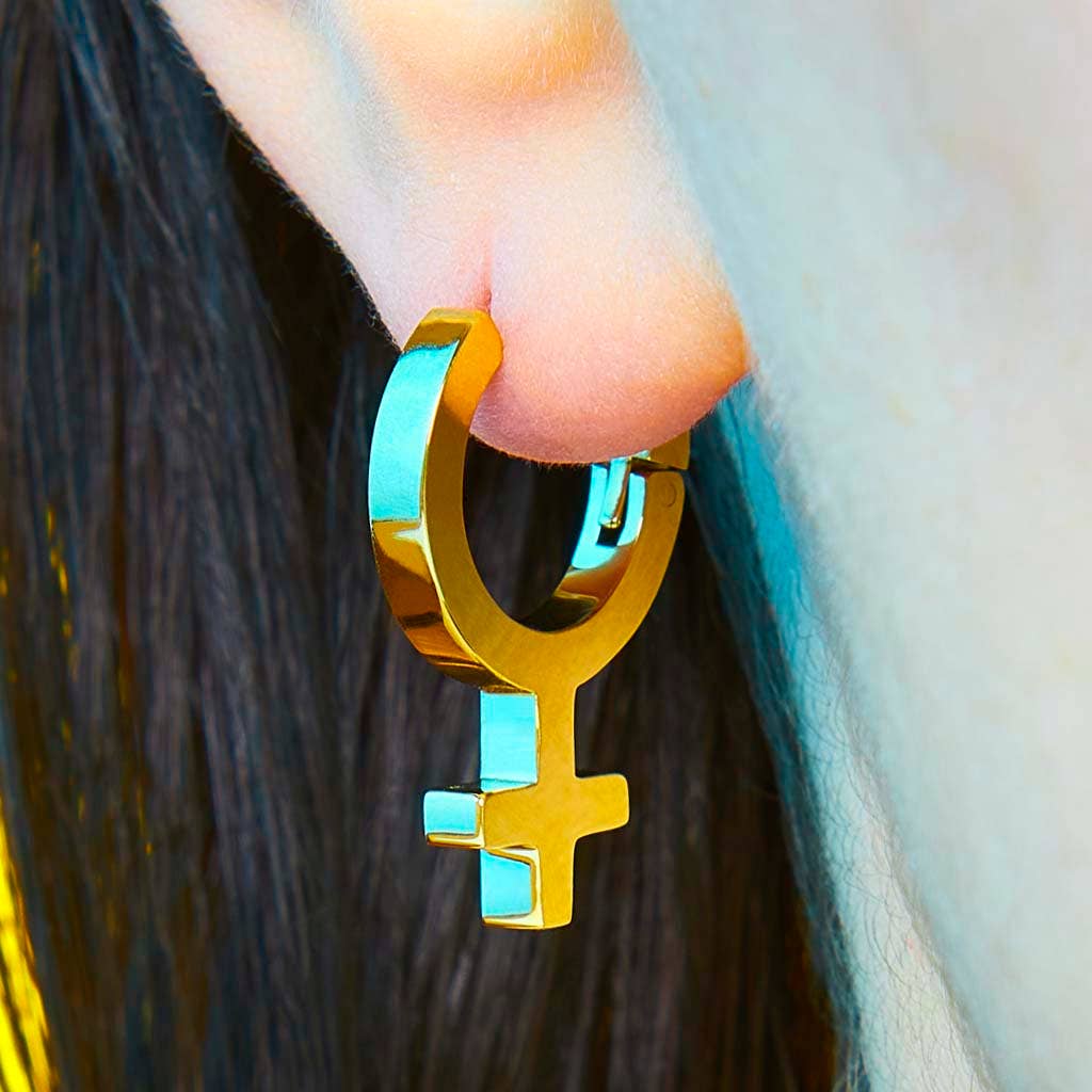 Gold Venus Earring