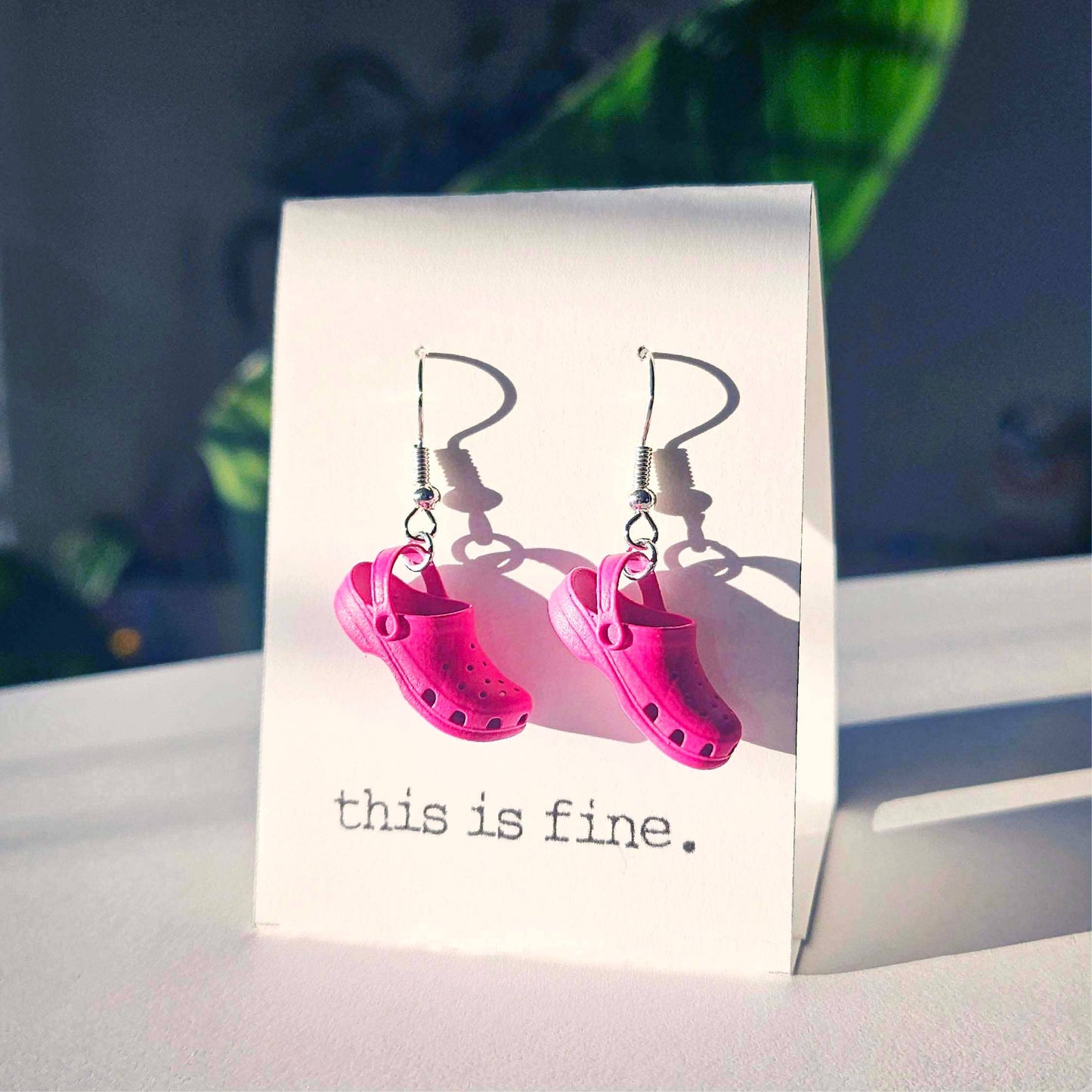 I Don't Want to Croc About It Earrings