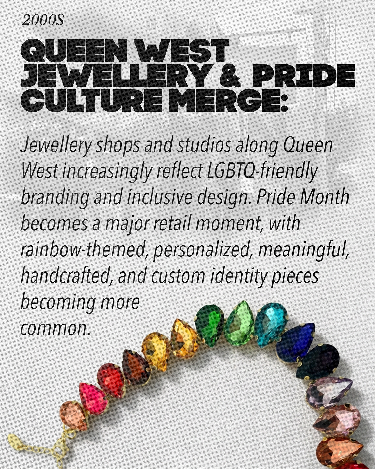 Rainbow Rhinestone Necklace