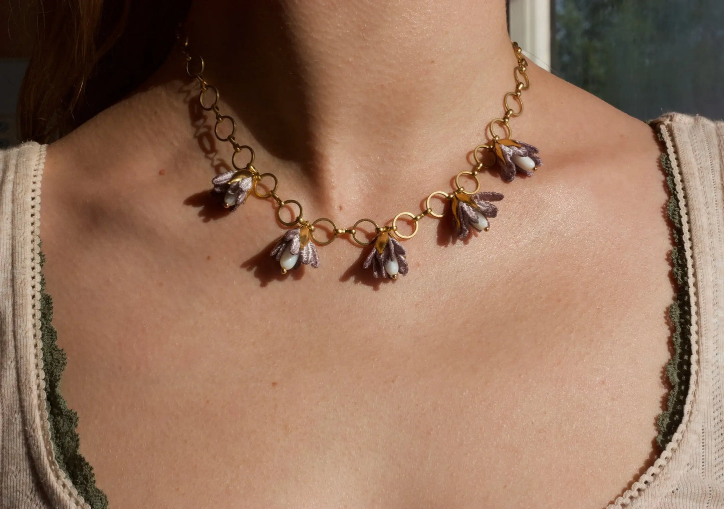 Jasmine Lace Malli Necklace