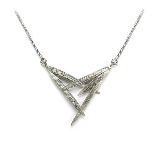 White Ice Diamond Mitsuro Pendant