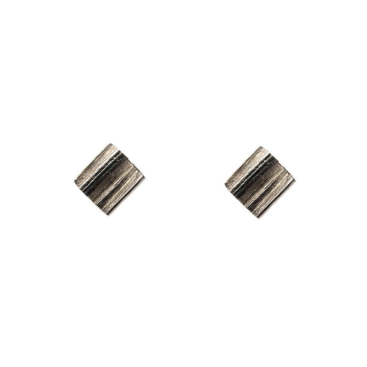 Mitsuro Small Square Sterling Silver Studs