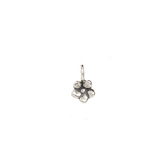 Tiny Silver Forget Me Not Charm