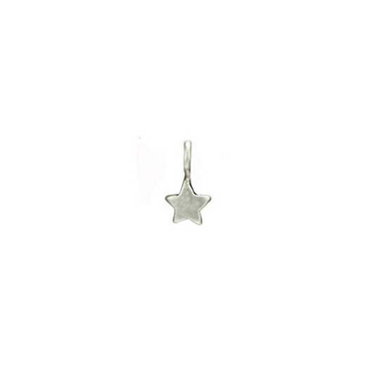 Tiny Silver Star Charm