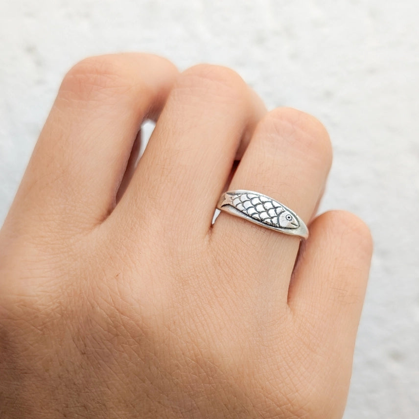 Silver Fish Ring