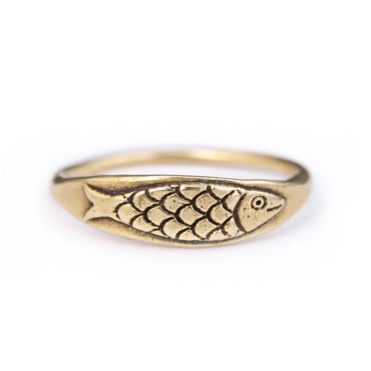 Bronze Fish Ring