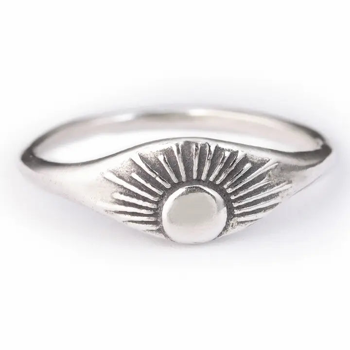 Silver Sunset Ring