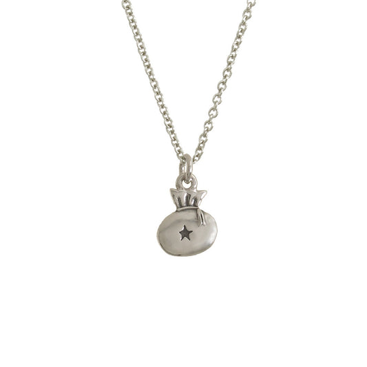 Silver Bell Bag Pendant