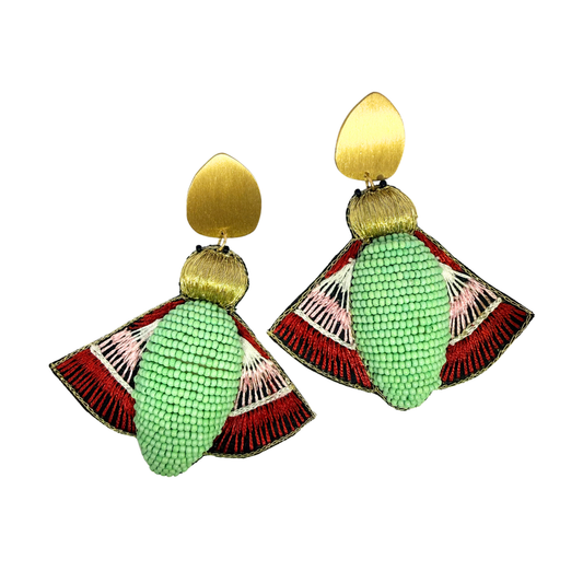 Bright Moth Earrings