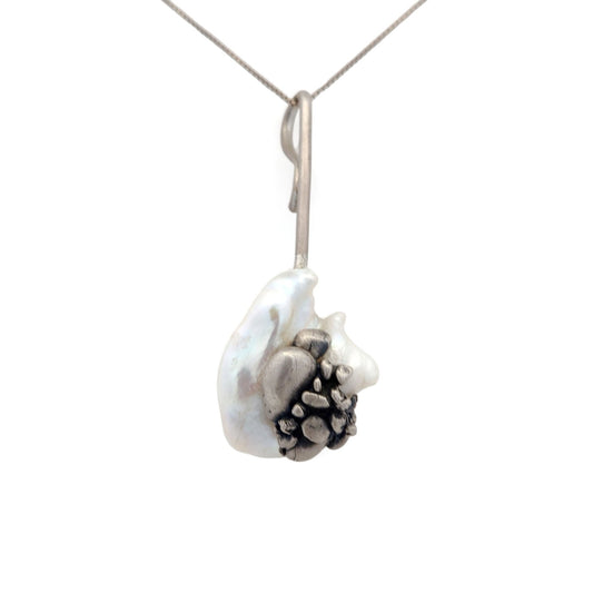 Sterling Silver Pearl Cluster Pendant