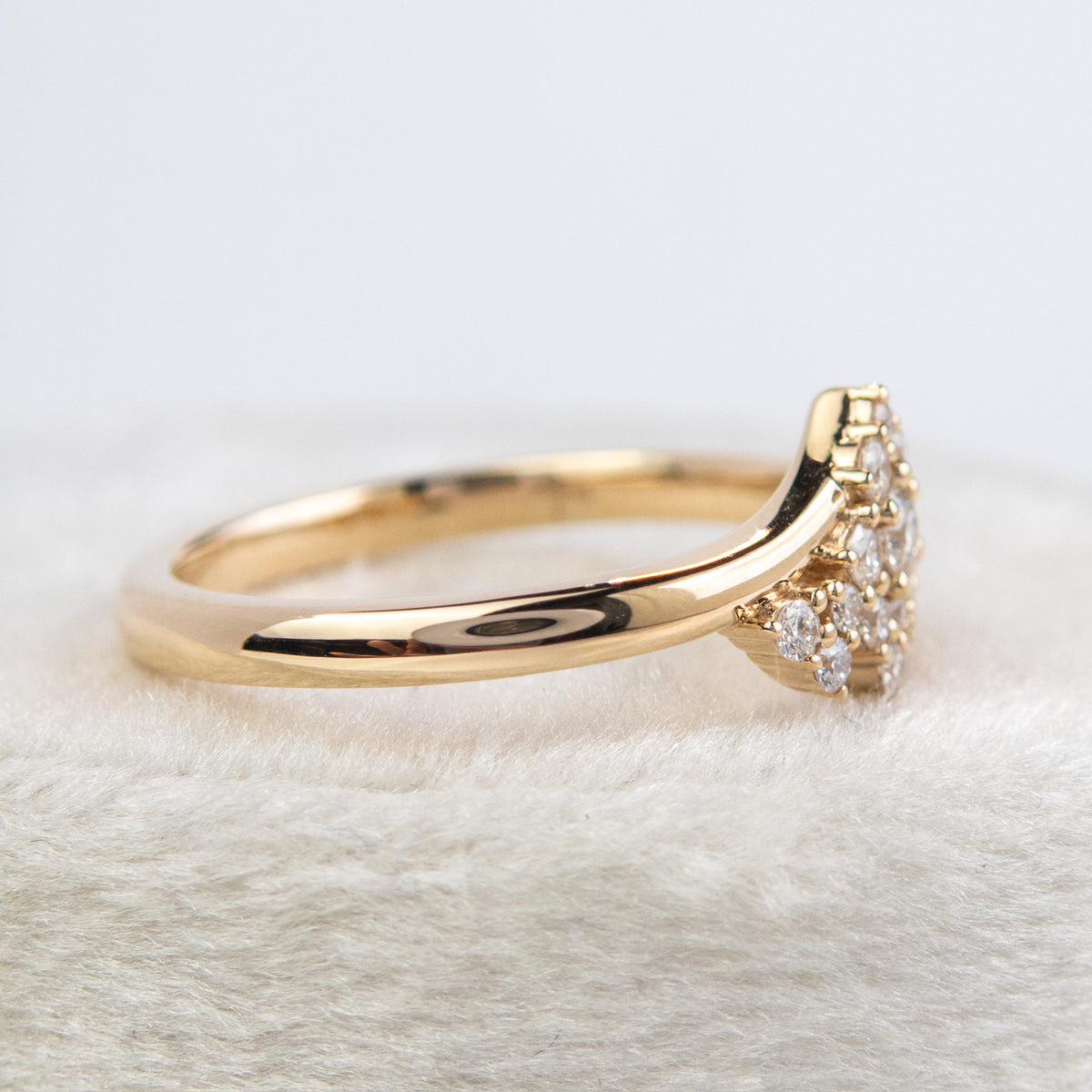 Cvpoint Ring Vitoria - Diamond Cluster Point Engagement Ring – Made You Look Jewellery