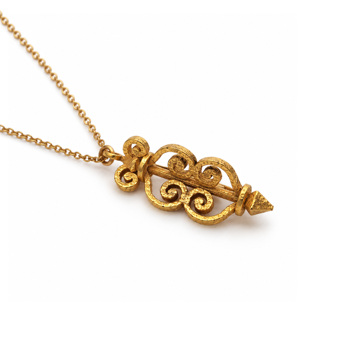 Gold-Filled Chandelier Pendant