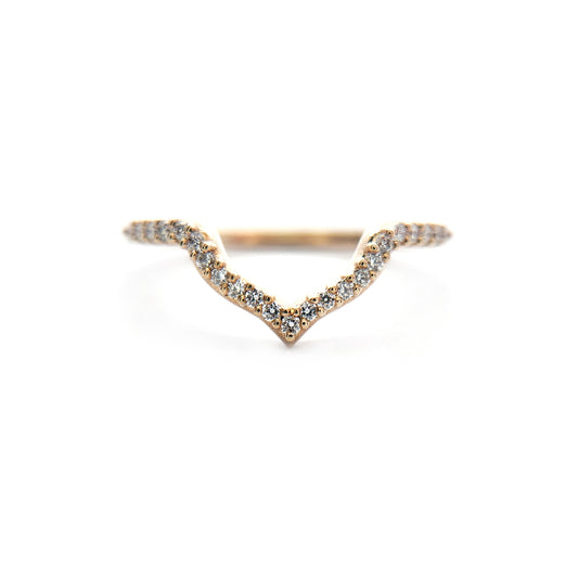Lab-Grown Diamond Contour Arch Band