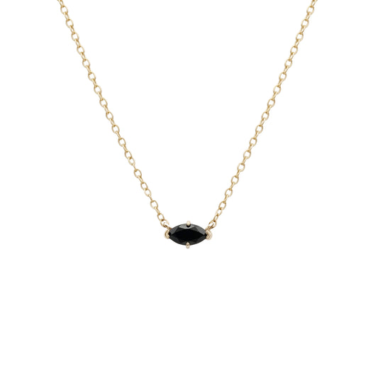 Dainty Marquise Spinel Necklace