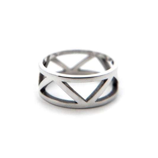 Triangle Pattern Eternity Ring