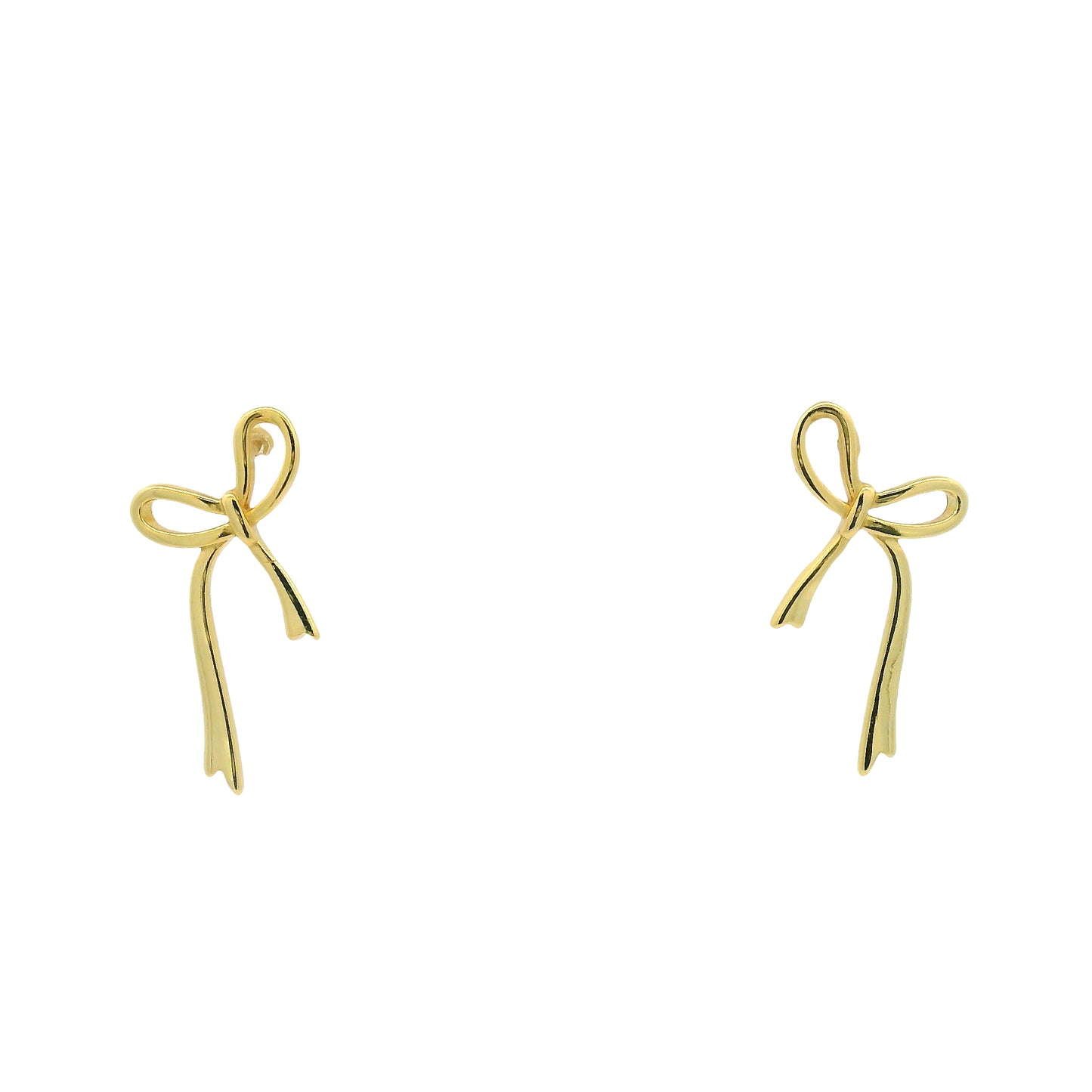 Large Bow Stud Earrings