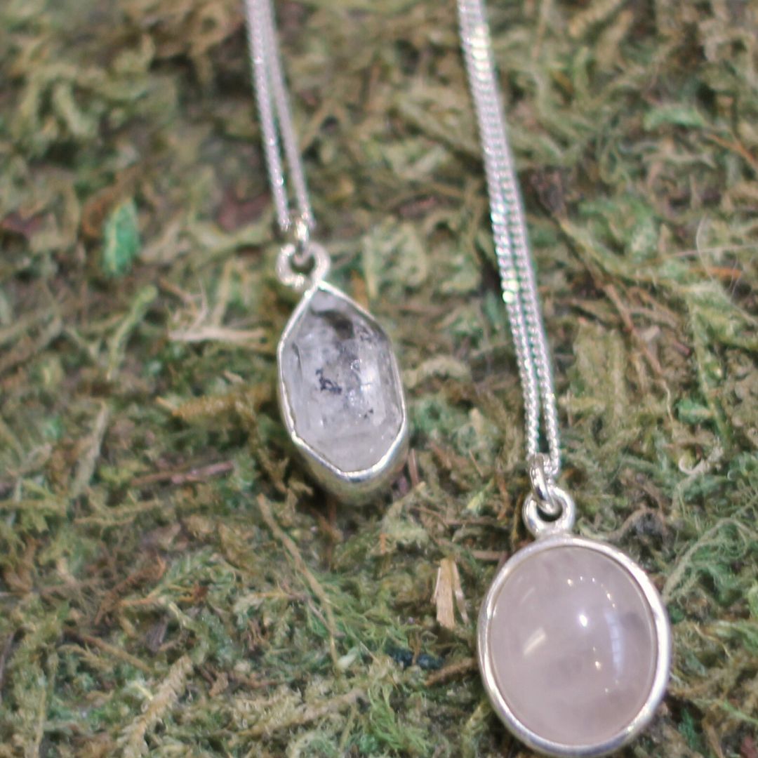 Black Rutilated Quartz Necklace