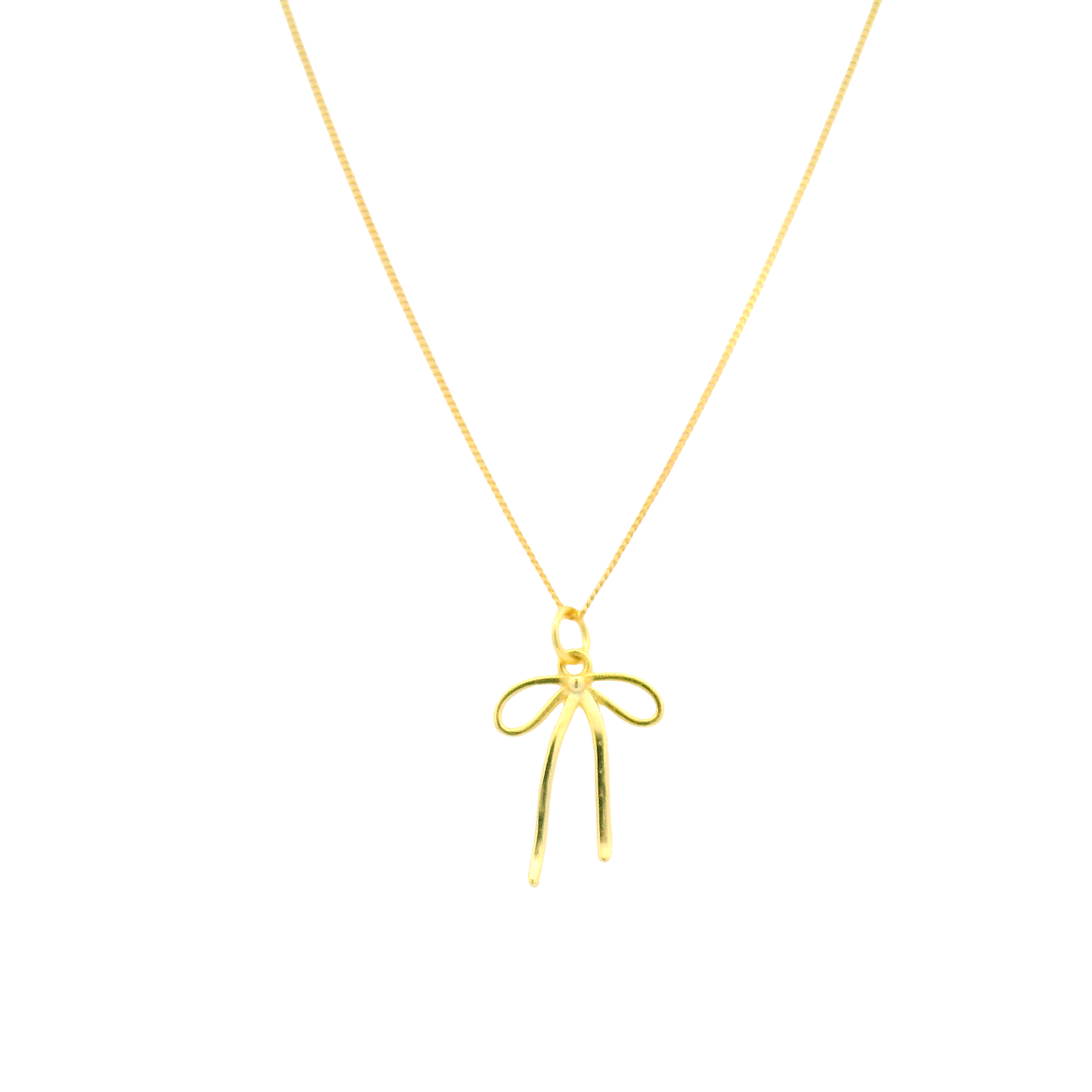 Bow Ribbon Necklace