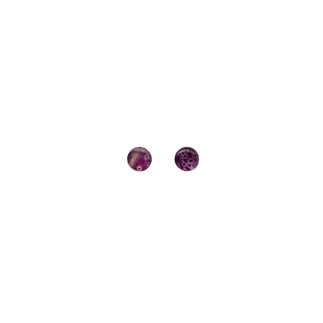 Purple Foxglove Flower Flower Studs