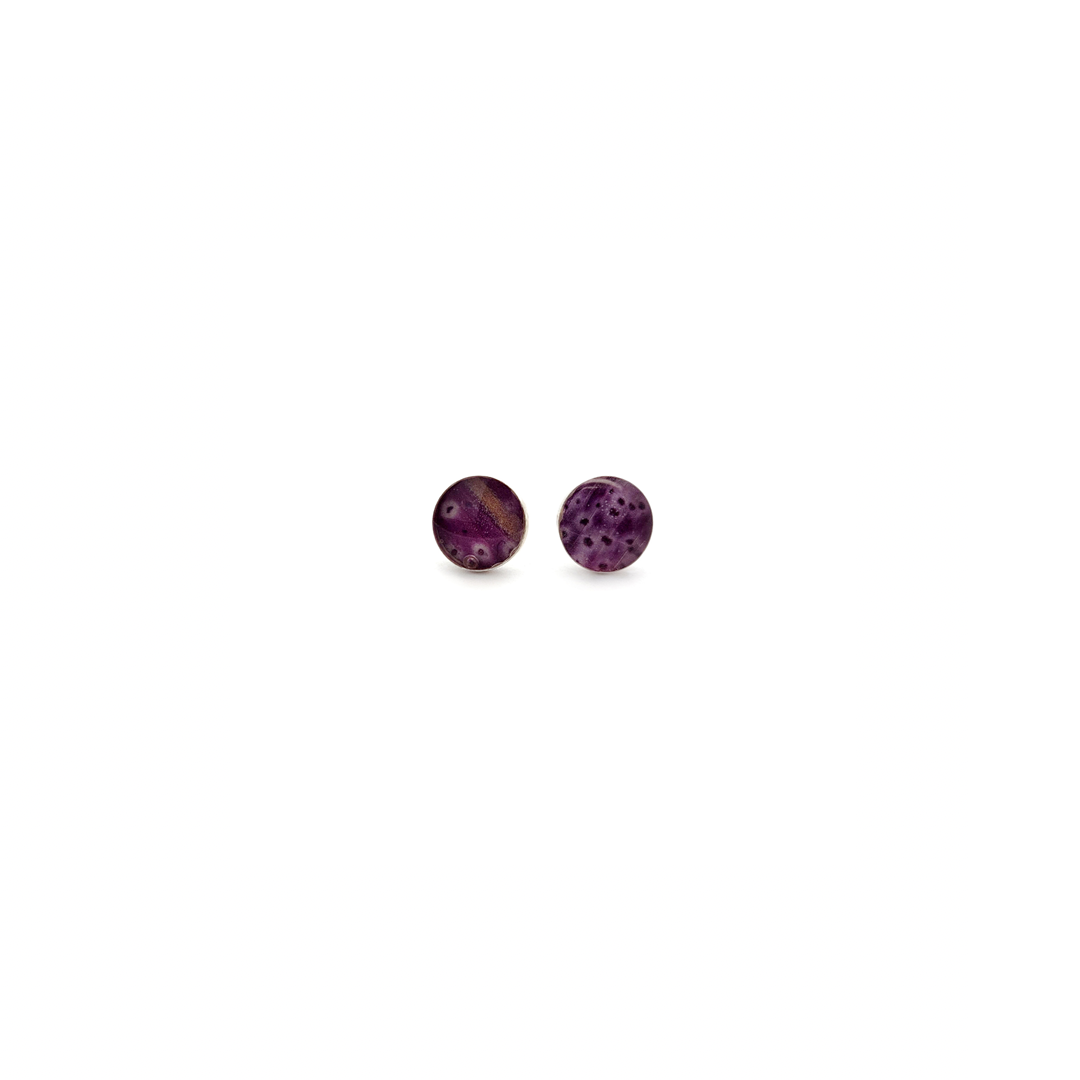 Purple Foxglove Flower Flower Studs