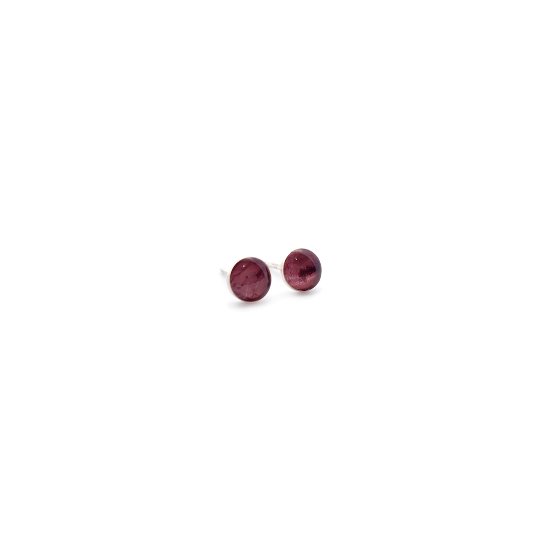 Red Tulip Flower Flower Studs