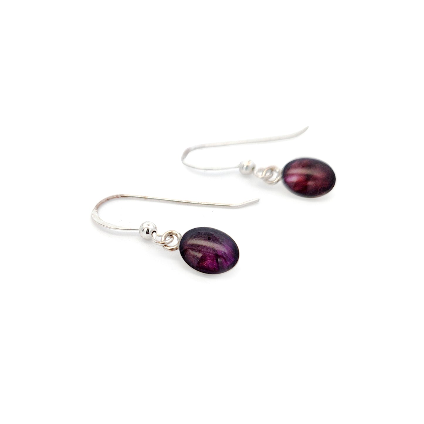 Sweet Pea Flower Drop Earrings