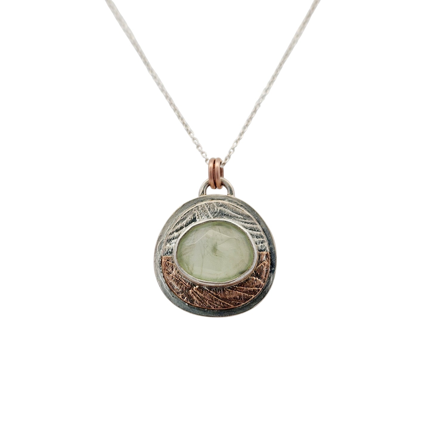 2 Tone Tourmalated Quartz Necklace